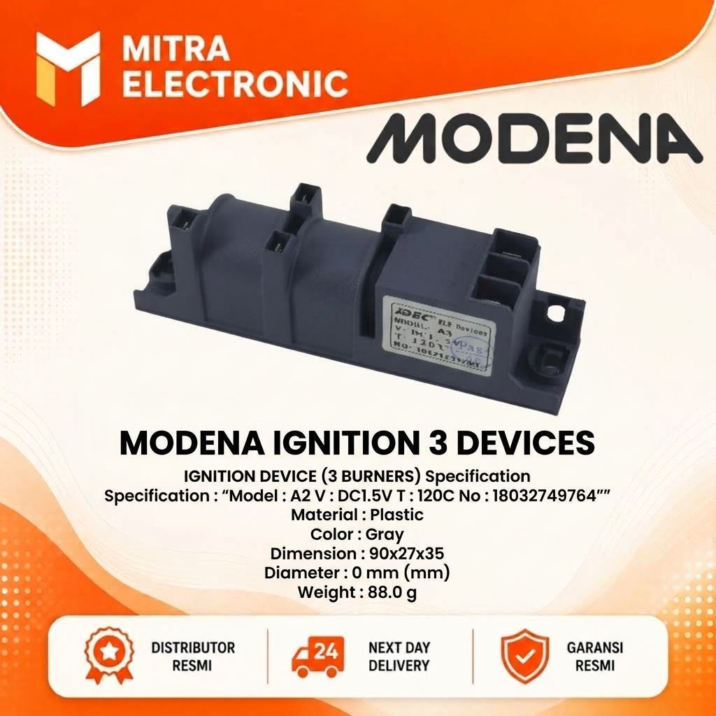 IGNITION DEVICE (3 BURNERS) / Pemantik kompor modena / Generator Kompor modena 3 tungku