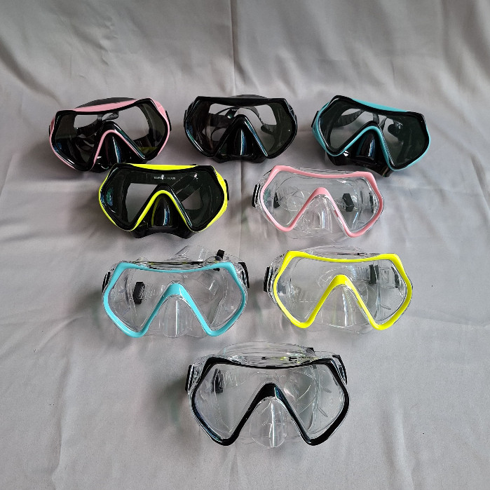 COWFISH kacamata selam mask diving kacamata snorkling tempered glass P1014