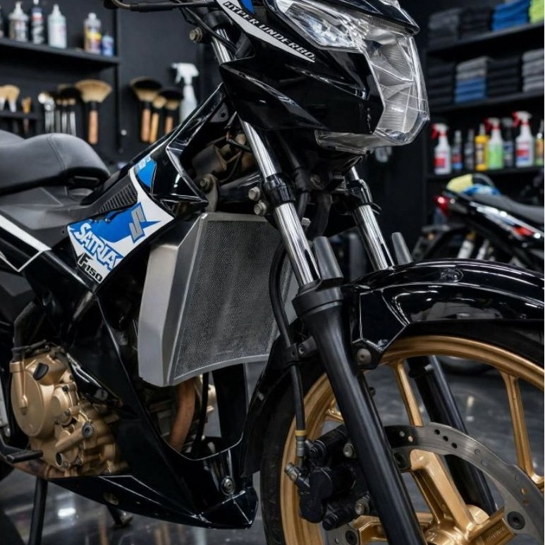 cover radiator satria Fu fi injeksi semua tahun model radiator Bpro