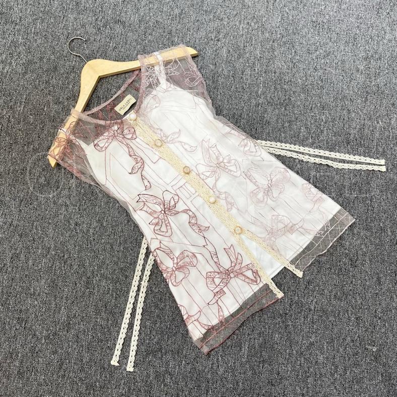 (READYSTOCK) Rayana brokat vest / vest tenun / vest batik / outer tenun / outer kerja / outer kondan