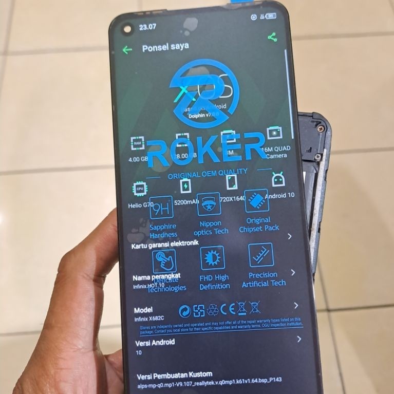 mesin infinix hot 10(x682c)normal