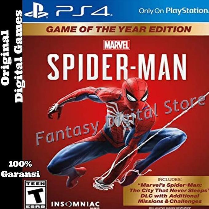 Marvel Spiderman GOTY PS5 PS4 Digital