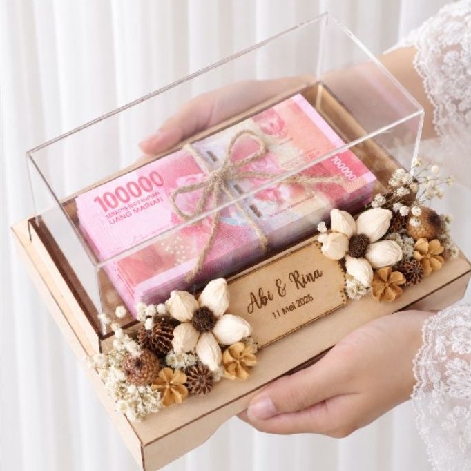 Kotak Uang Mahar Rustic / Box Uang Mahar Rustic / Box Uang Rustic