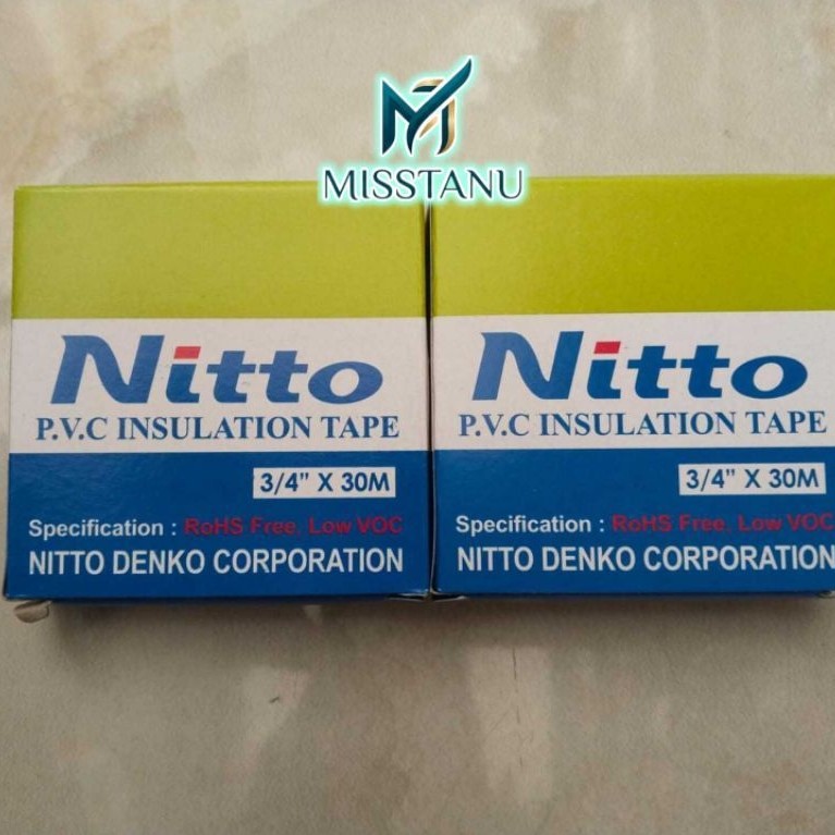 Nitto // Solasi Listrik Nitto // Solasi Hitam Nitto 3/4 x 30M
