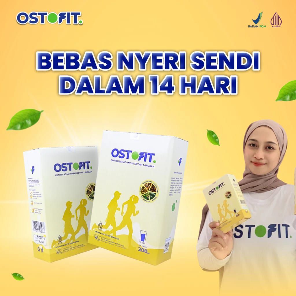 PAKET HEMAT 2 KOTAK OSTOFIT Nutrisi Sehat untuk Setiap Langkah suplemen 200 gr