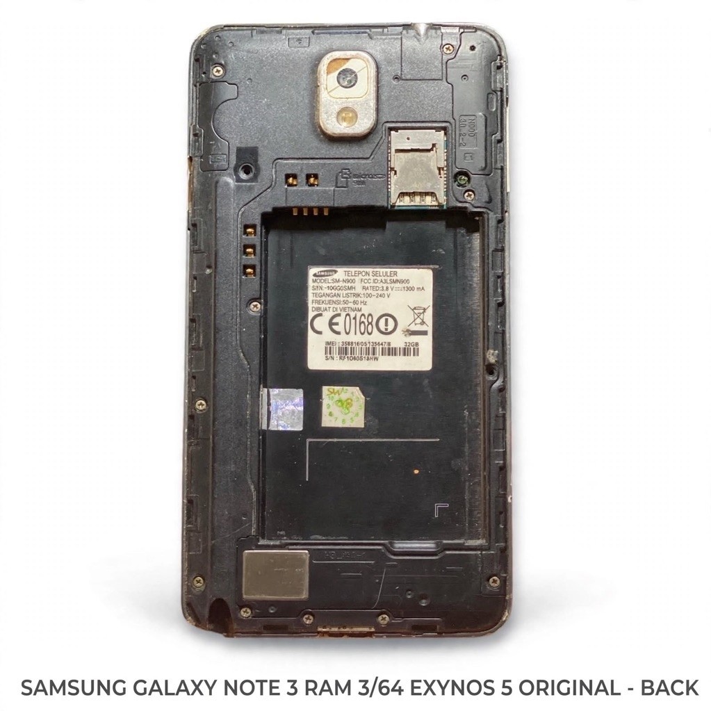 Samsung Galaxy Note 3 SM-N900 RAM 3/64 Exynos 5 bekas