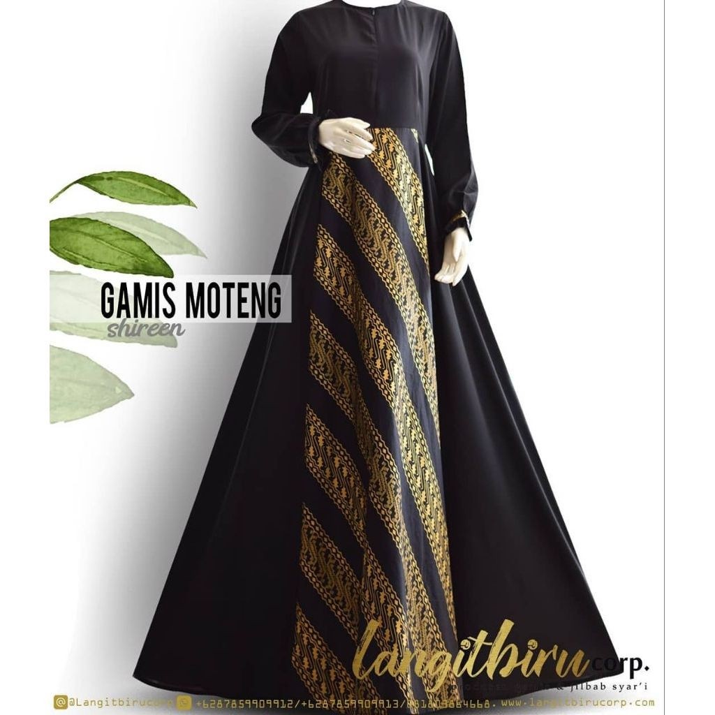 Gamis Jetblack Umbrella LANGIT BIRU CORP prelove boleh Nego