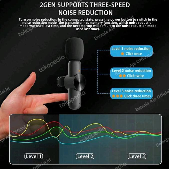 mic wireless clip on smartphone microphone lavalier youtuber vlogger