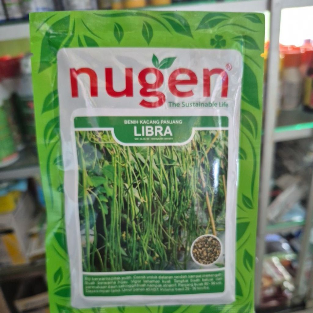 Benih Kacang Panjang Nugen Libra 100gram exp 11/2027