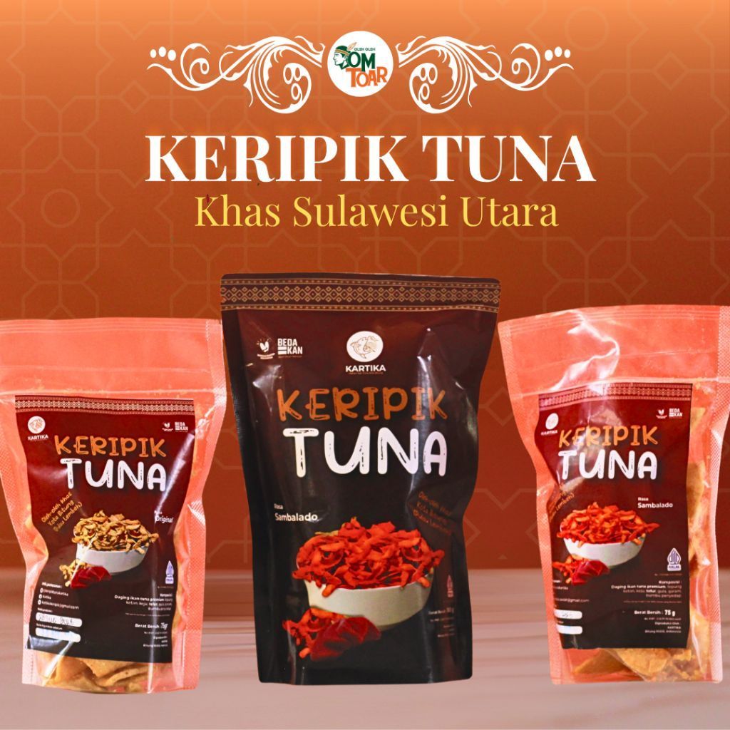Keripik Ikan Tuna - Khas Manado