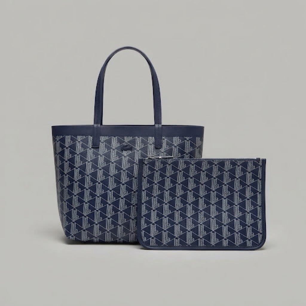 Tote Bag Lacoste Small Zely With Pouch - Blue