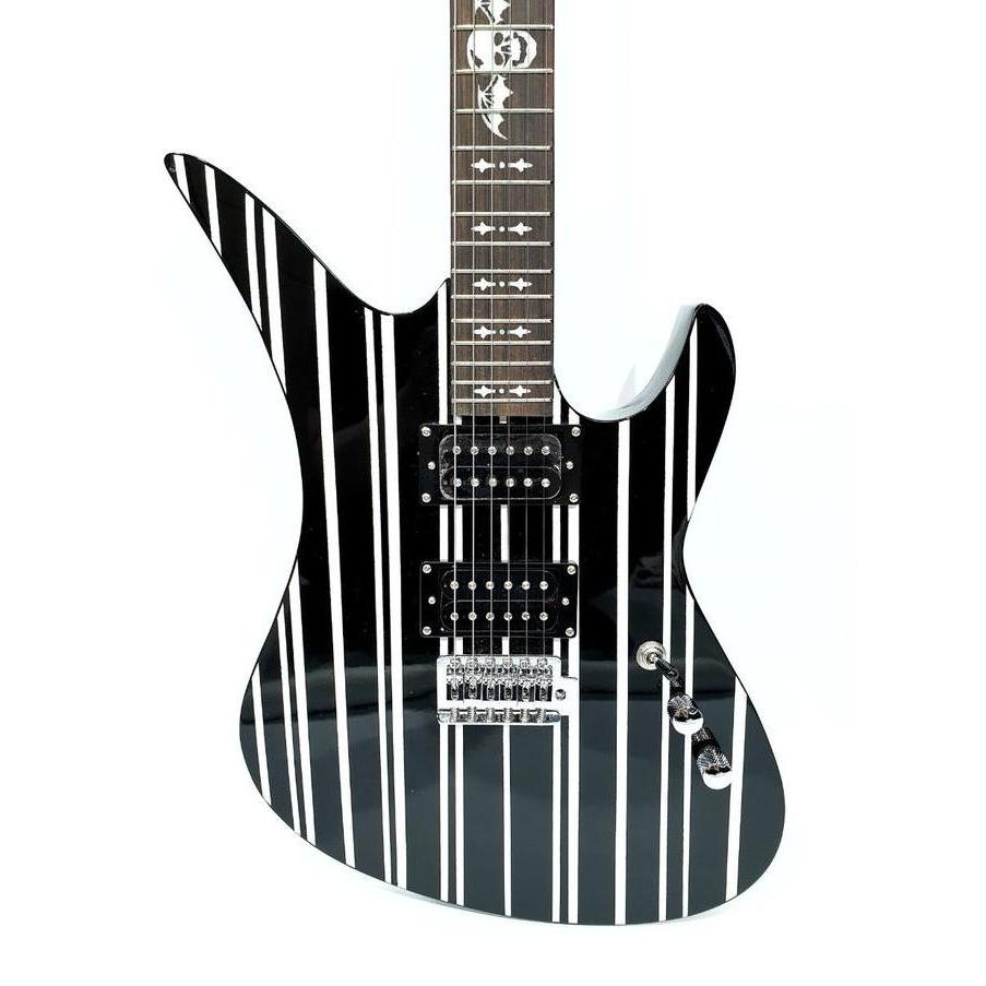 Zefus.olshop - Gitar Elektrik Schecter Synyster Gates Avenged Black Tas Kabel Jack