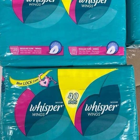 Miss- Whisper Wings Reguler Flow 40'S /20S/ 10S/8S