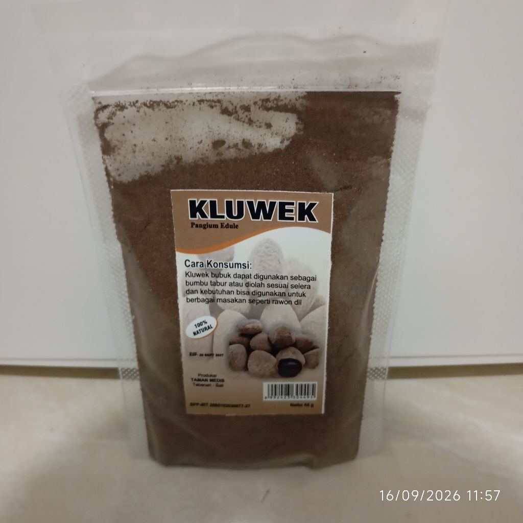 Kluwek Powder/Serbuk/ bubuk 45 gram Denpasar Bali