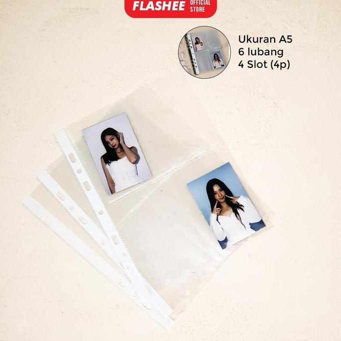 YATINKERA44 - FLASHEE KANTONG PC BINDER A4 9P A5 4P A6 3P SLEEVE PHOTOCARD HOLDER TEMPAT POLAROID KP
