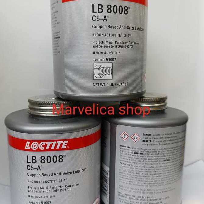 loctite lb 8008 C5-A copper based anti size lubricant loctite lb 8008