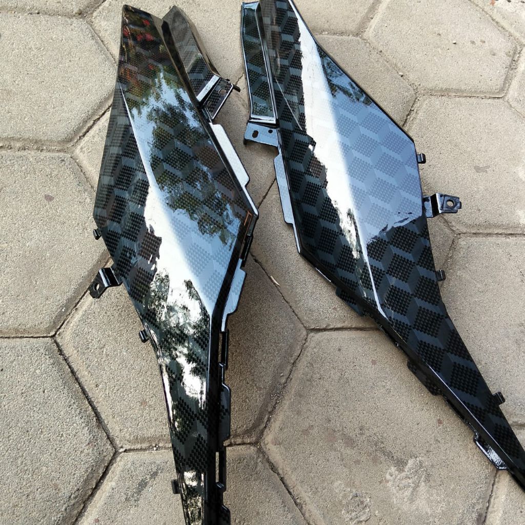 body samping Yamaha Mio M3 carbon wtp glossy