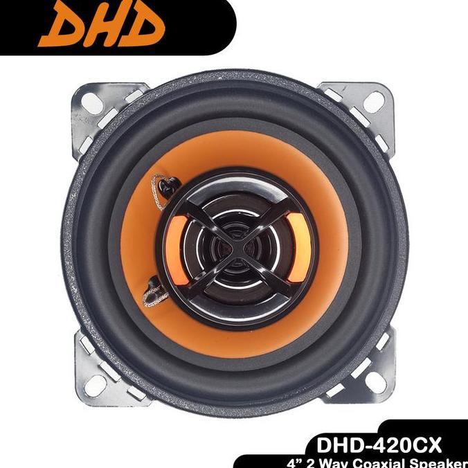 [2pcs] Speaker Mobil Audio System 4 inch 2 Way Coaxial Speaker DHD-420CX