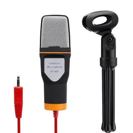 mic / microphone untuk Hp, kamera, laptop, podcast, nyanyi, zoom