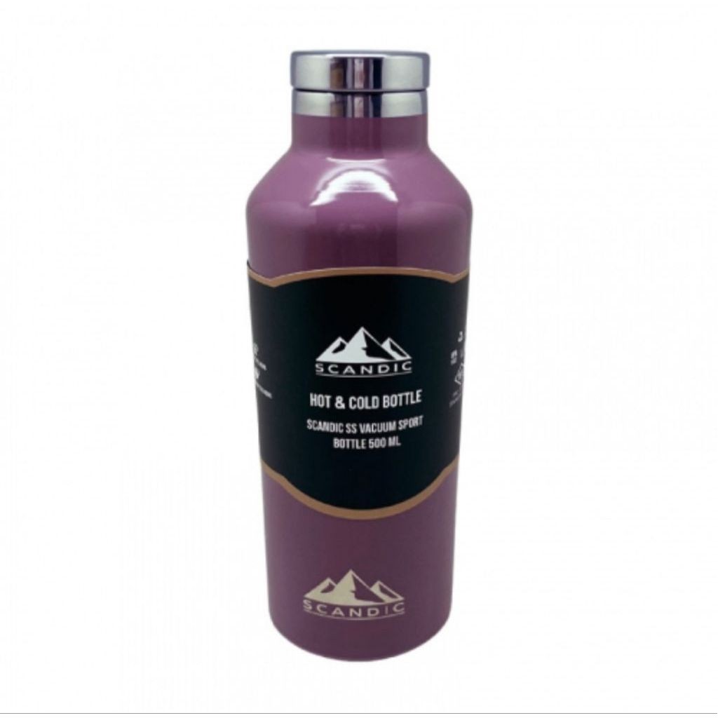 Scandic Stainless Steel Vacuum Sport Bottle 500ml