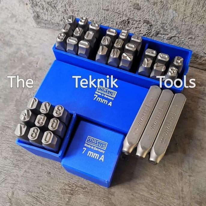 Alat Ketok Huruf & Angka 7 Mm MASUS Stamp Punch Made In Germany Original