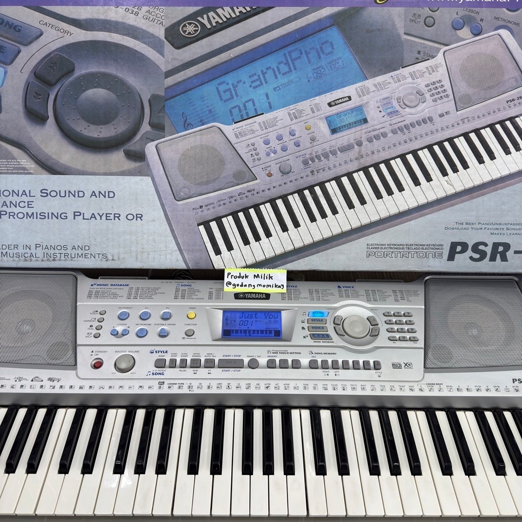 Yamaha PSR 290 Elektrik Keyboard Digital Second Preloved Bekas Suara Bagus efek Piano