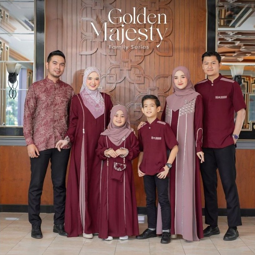 Golden Majesty Family Series (Morganite Ruby) by Rona Ready Stock