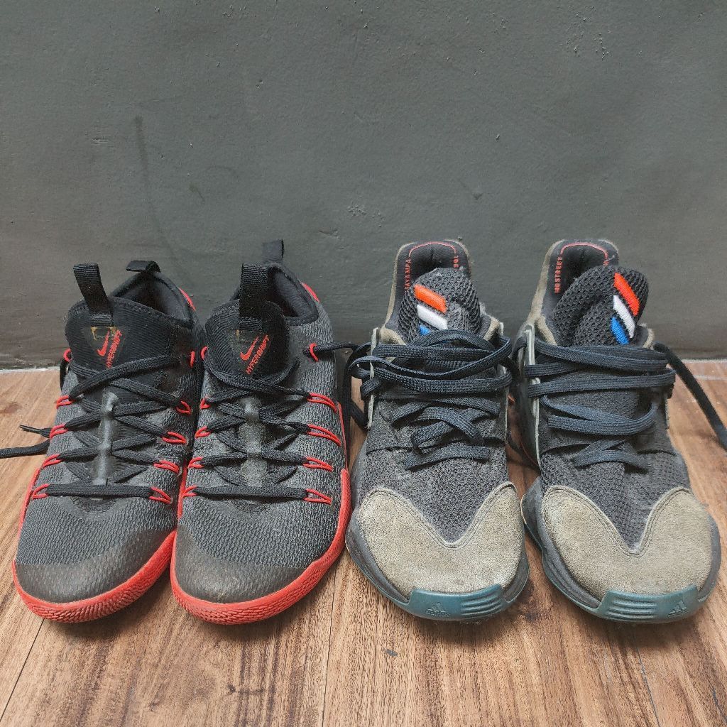 Original Sepatu basket Nike hypershift & Adidas Harden vol 4 (preloved)