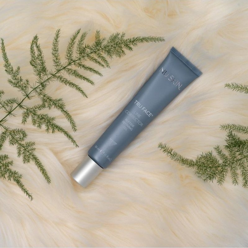 line corrector tru  face - peptide refining gel - KEMASAN LAMA