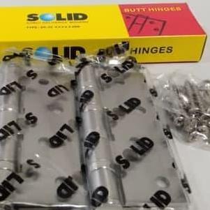 Engsel Stainless Solid 4" / Engsel Solid 4" Stainless / Butt Hinges