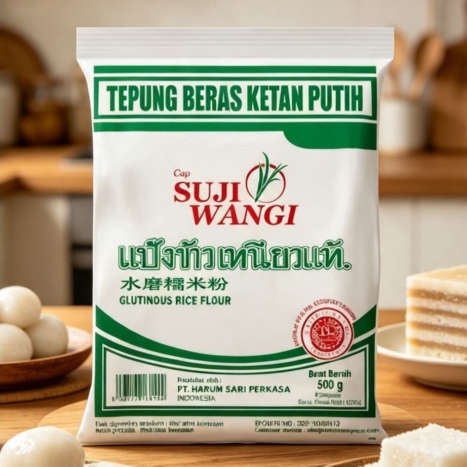 Tepung Beras Ketan Putih Suji Wangi 500gr Sujiwangi
