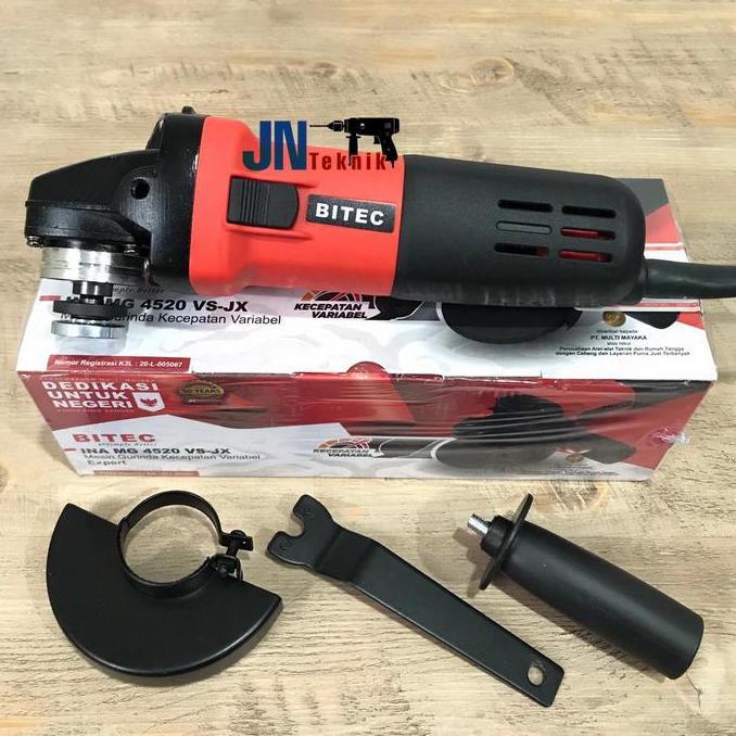 MESIN GERINDA 4 INCH VARIABLE SPEED BITEC INA MG 4520 VS-JX