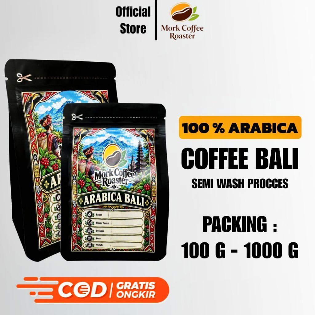 Coffee Bali - Kopi Arabica Bali 100% Arabica Semi Wash Procces