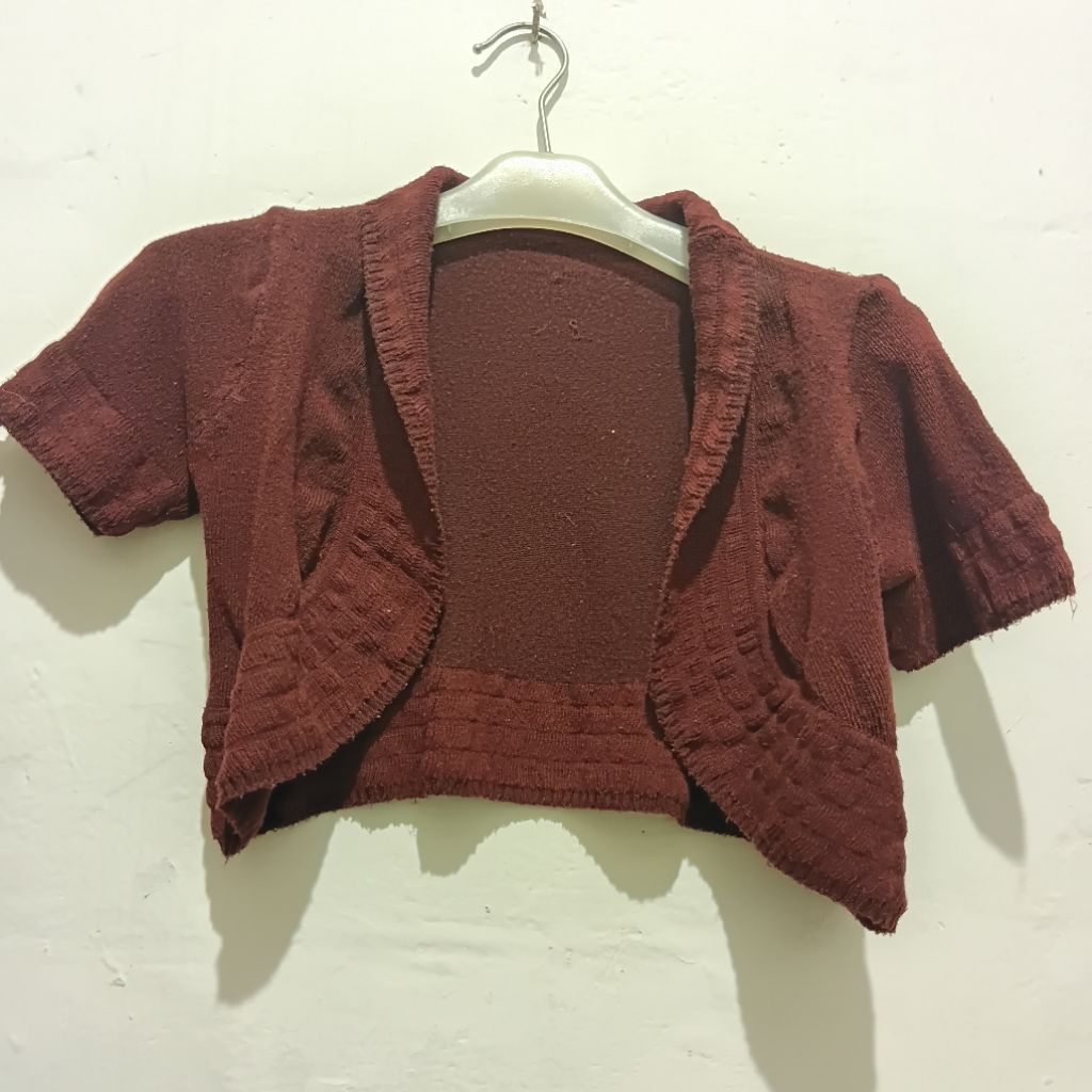 Preloved Bolero Maroon