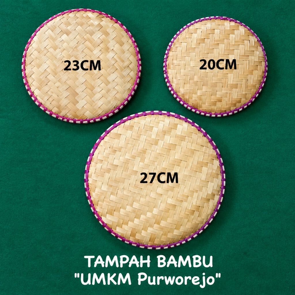 Tampah Bambu Kecil Untuk Piring tempat saji bisa | Tampah Bambu mini tampah bambu murah | Nyiru bamb