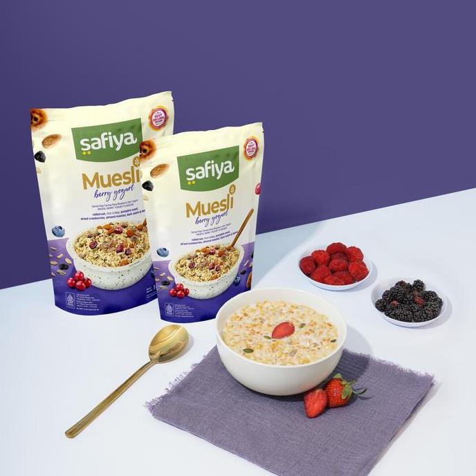 Safiya Muesli 1 Kg Oatmeal Dried Fruit Sereal Lengkap Premium