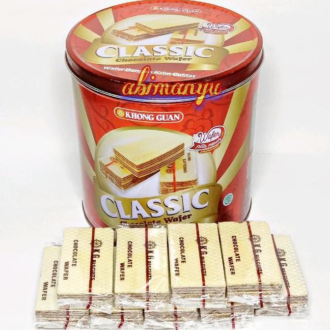 Wafer Classic Khong Guan Kaleng 310 Gram
