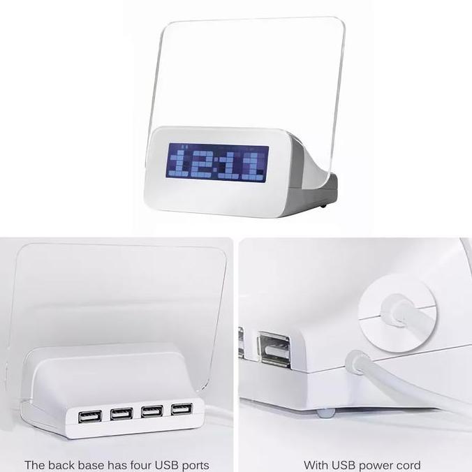 Jam Digital LED Memo Board / Jam Meja Digital Memo / Jam Meja LED