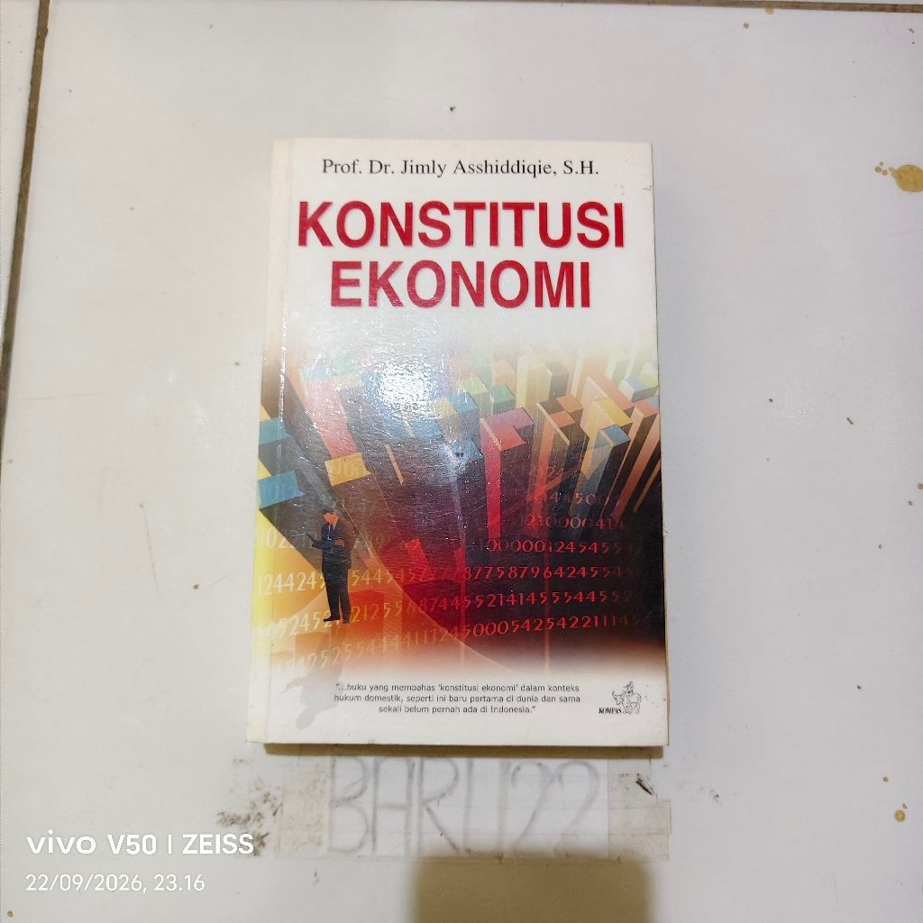 buku konstitusi ekonomi by DR. JIMLY ASSHIDDIQIE