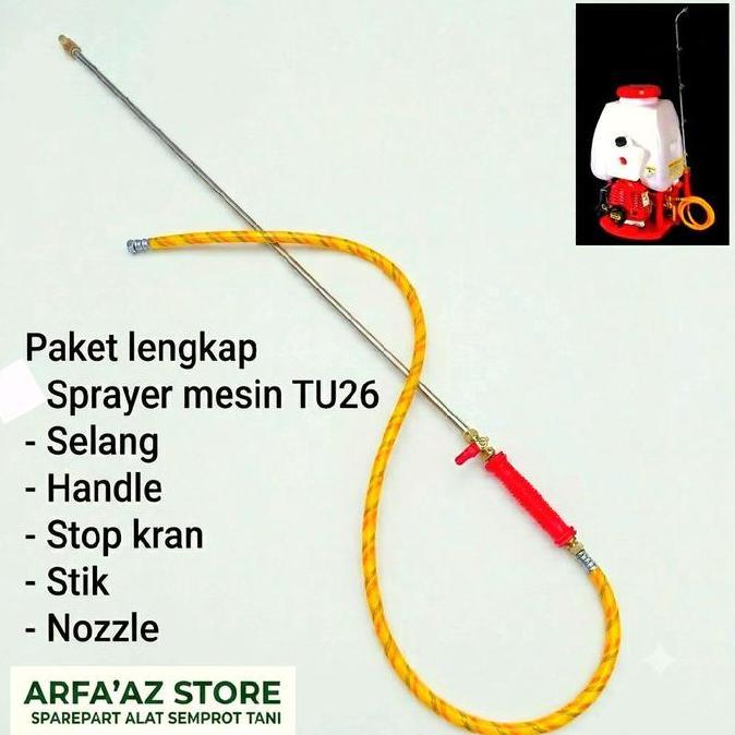 Paket lengkap komplit Sprayer mesin TU26 tanki semprot