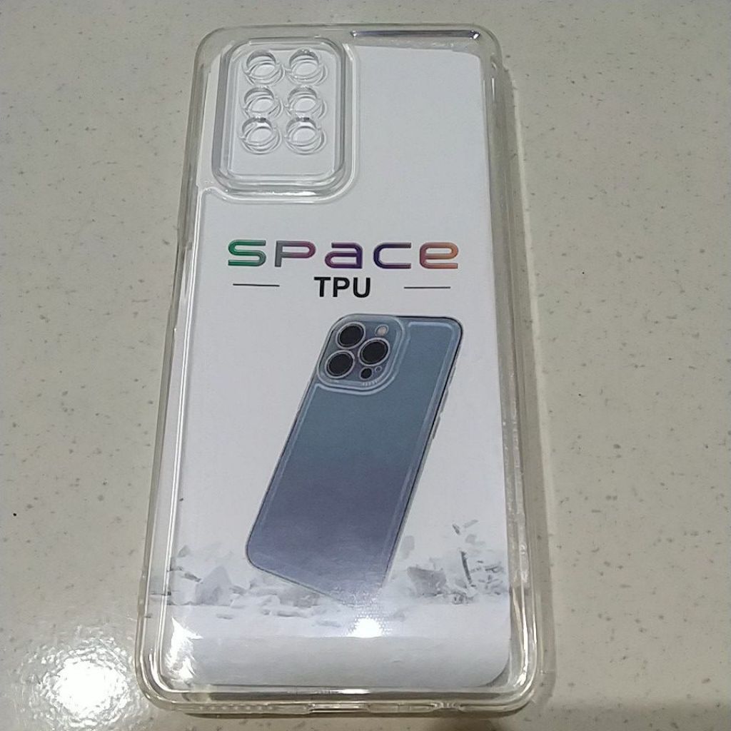 Softcase infinix note 10 pro clear space