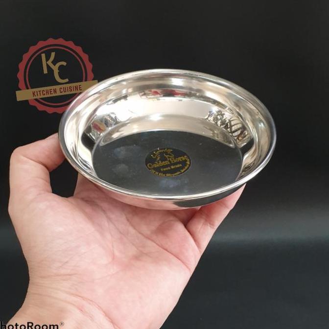 Pestabanget- Piring Kue Stainless Steel / Piring Kecil Dessert / Nice Plate Snack