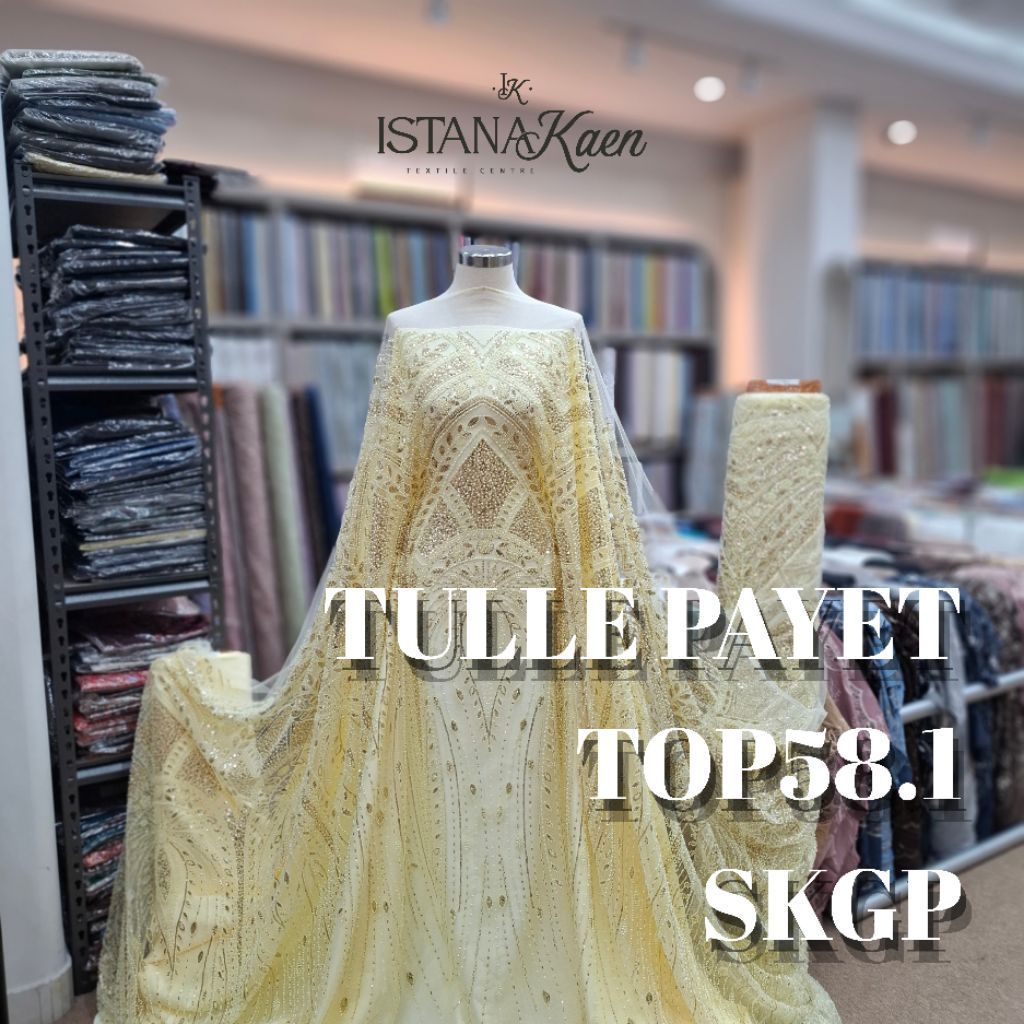 Tulle Payet | Tulle Payet Exclusive | Tulle Premium | Tulle Payet Mutiara -ISTANAKAEN