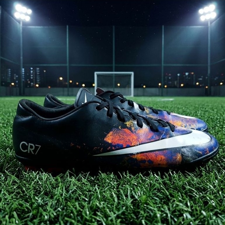 Sepatu Bola Second Minisoc Nike Mercurial X Victory V CR7 TF Size 45 Insole 290 Second Ori Minus