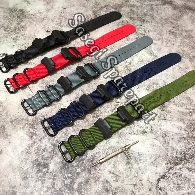DV283 - Strap Tali Kanvas Nato Canvas Casio G-Shock Adapter Konektor Gshock