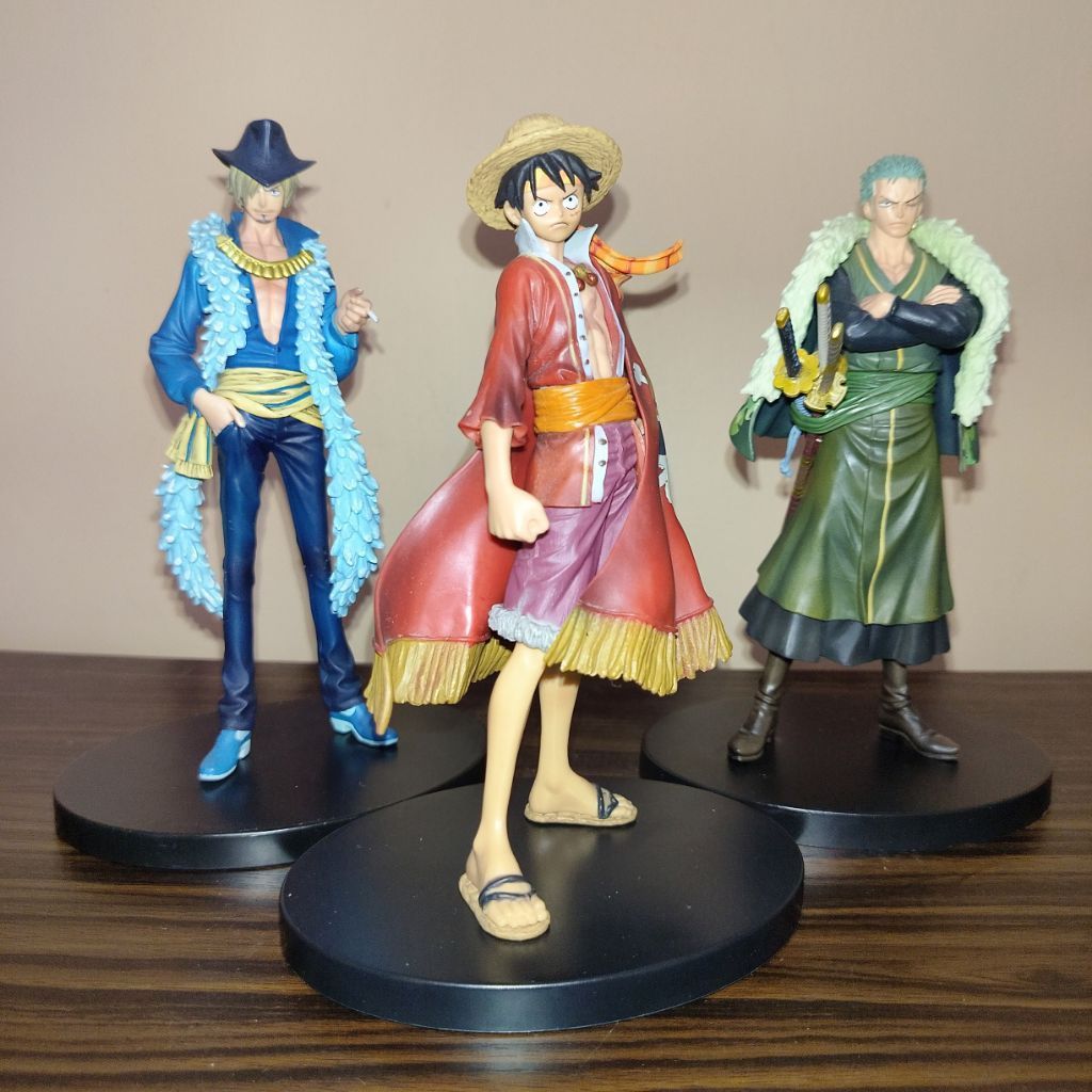 DXF 15th anniversary original. set luffy, zoro & sanji