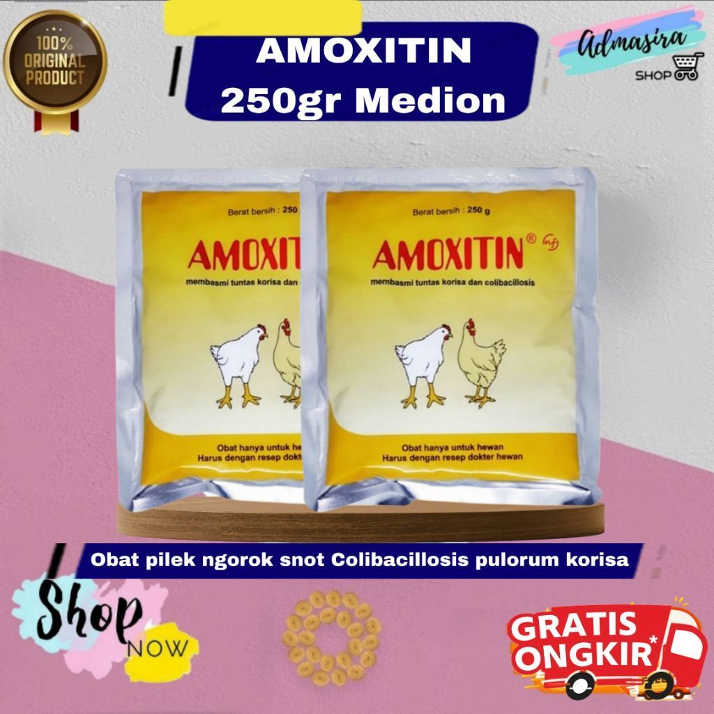 Medion Amoxitin 250gr Obat Ayam