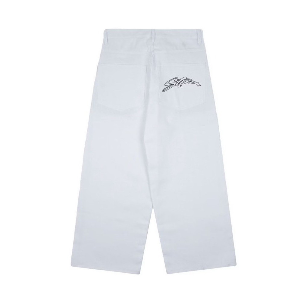Satisfaction Baggy Pants StarLight White Unisex_