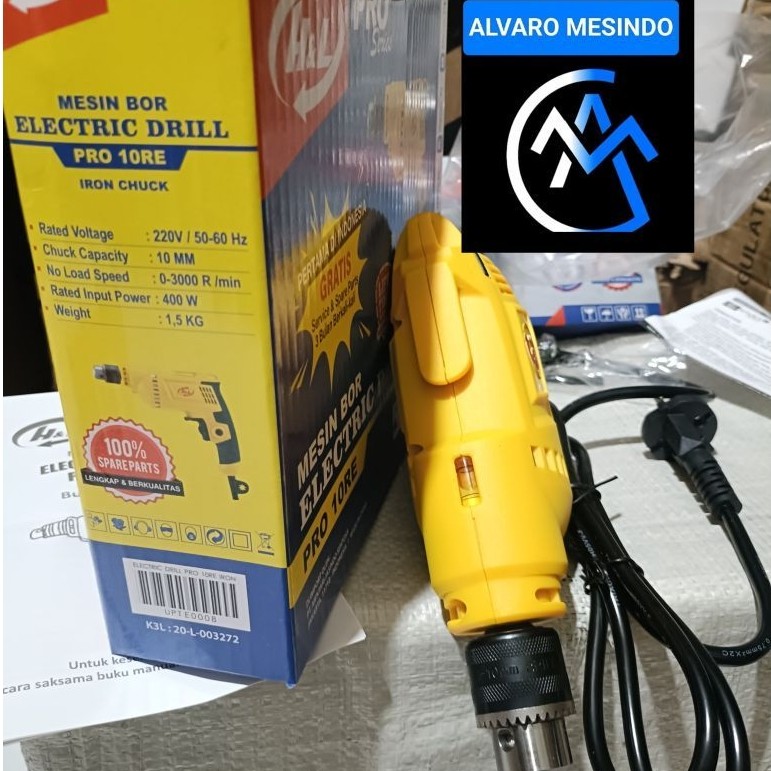 H&L Mesin Bor Listrik H&L PRO 10mm RE Iron Chuck / Mesin Bor Listrik 10mm Kepala Bor Besi