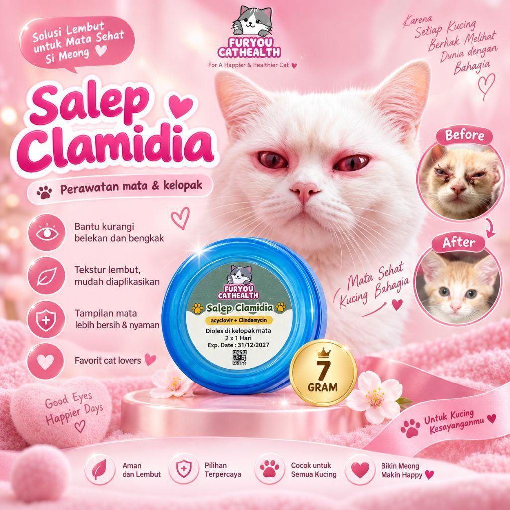 Furyou Salep Clamidia acyclovir clindamycin Oxytetracycline erelamicetin genoint salep mata kucing